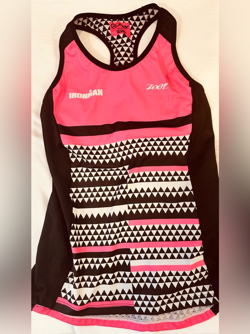 Zoot Women’s Hot Pink and Black Triathlon Swim Singlet